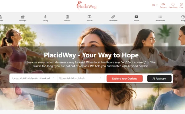 PlacidWay website screenshot